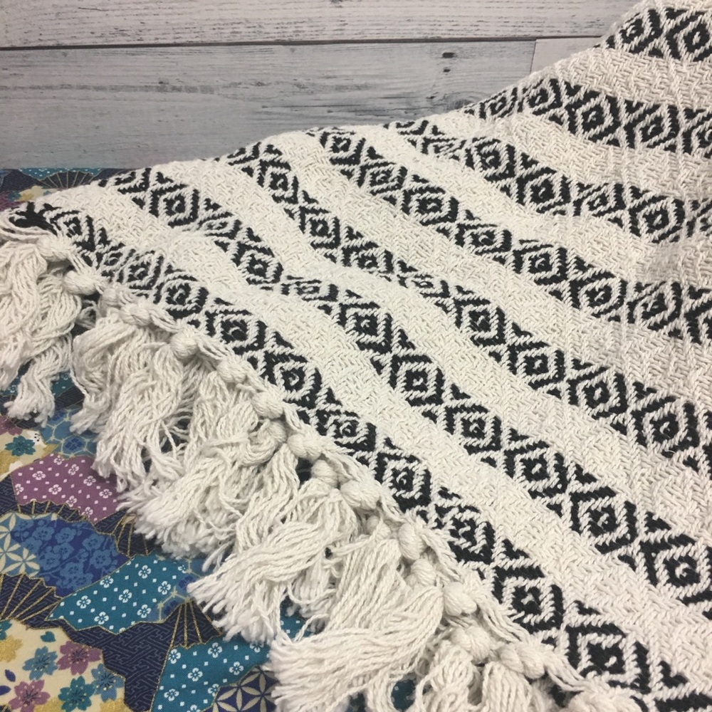 ✨ 100% cotton blanket throw